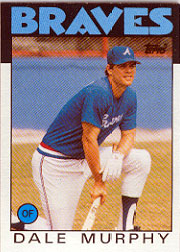 1986 Topps Baseball Cards      600     Dale Murphy